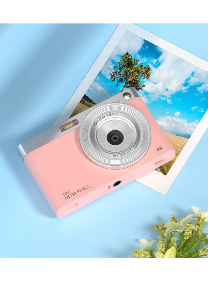 Generic Compact 4K Digital Camera Video Camcorder 50MP 2.88Inch IPS Screen Auto Focus 16X Zoom Anti-shake Face Detact Smile Capture Built-in Flash with 32G Memory Card - Image 4