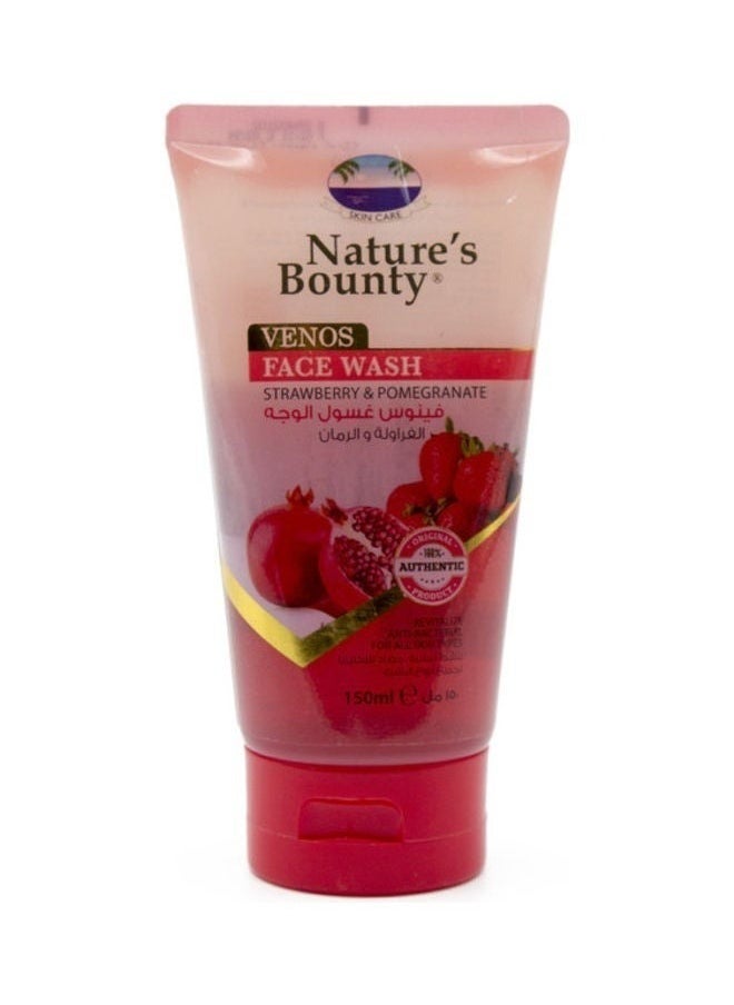 NATURE'S BOUNTY - Nature's Bounty Face Wash, Strawberry and Pomegranate, 150 ml - Image 1