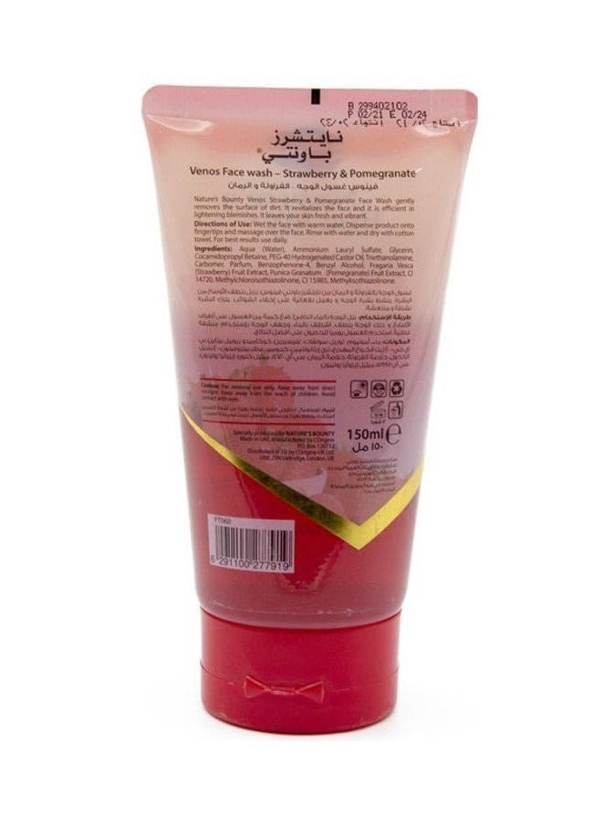 NATURE'S BOUNTY - Nature's Bounty Face Wash, Strawberry and Pomegranate, 150 ml - Image 1