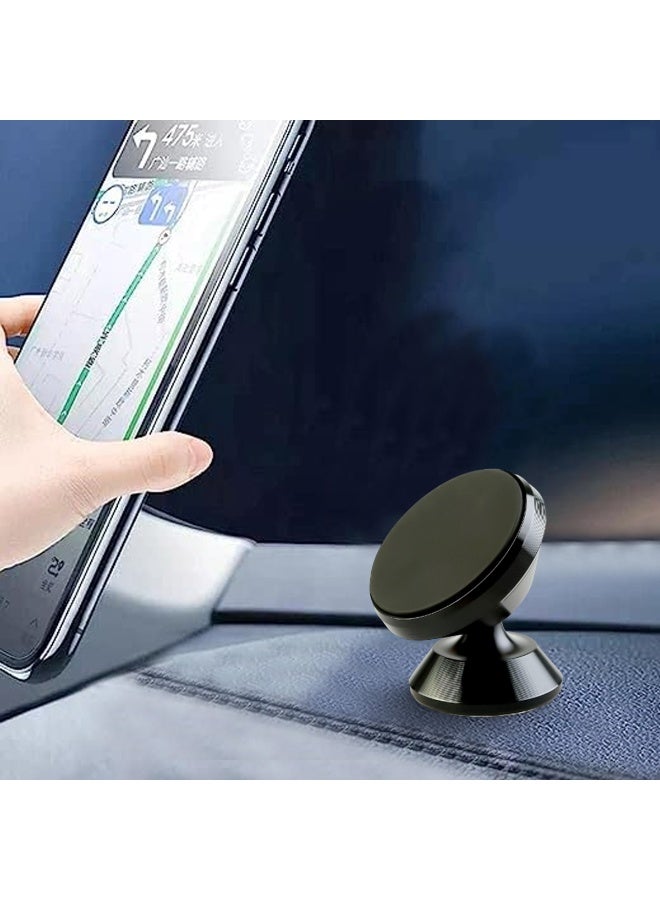 CAR Magnetic Car Mobile Holder UN-06 | 360° Rotating Dashboard Phone Mount | Strong Magnet Grip | Universal Smartphone Stand for Car, Home & Office Use - Image 2
