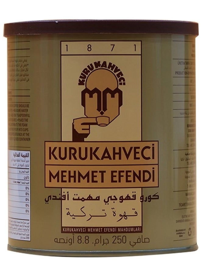 كورو قهوجي مهمت أفندي قهوة تركي ، علبة 250 جرام  - Image 2