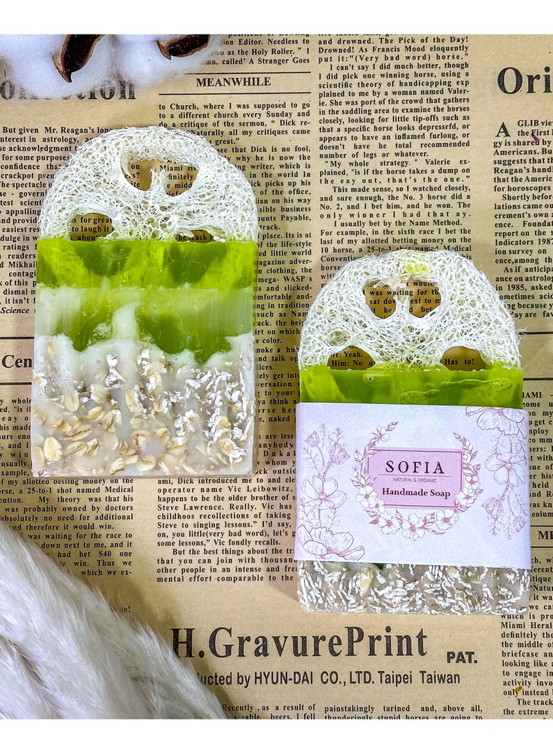   صوفيا طبيعة صابون ليفة – 10 قطع - Image 1