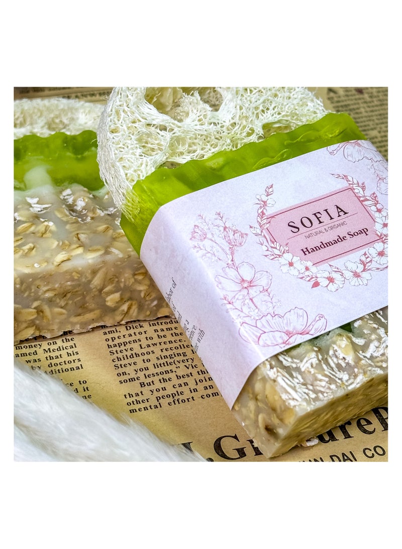   صوفيا طبيعة صابون ليفة – 10 قطع - Image 2