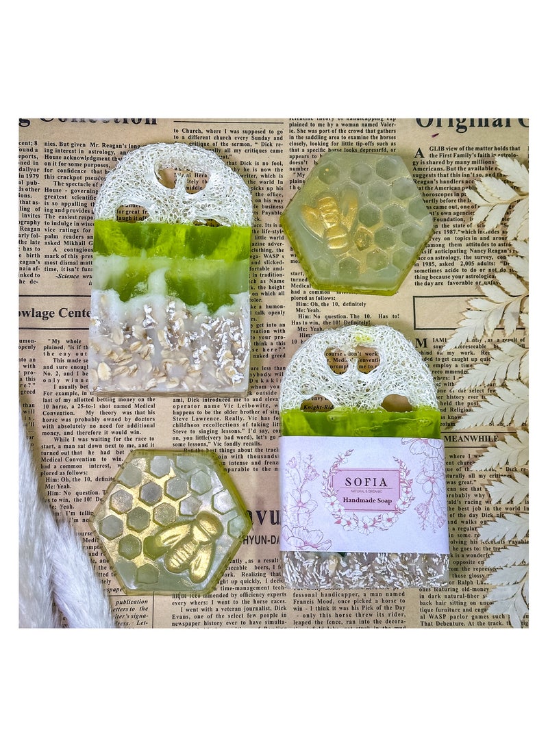   صوفيا طبيعة صابون ليفة – 10 قطع - Image 3