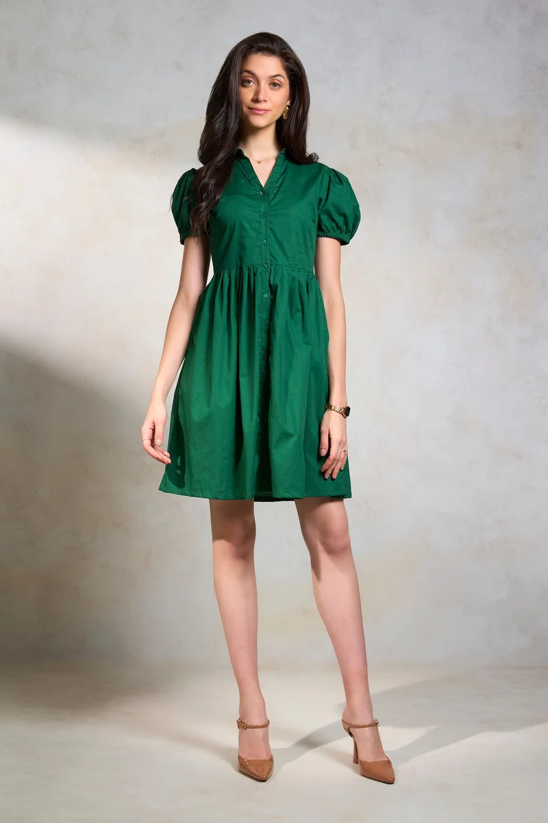 فيرجيو Cotton Fit Workwear  & Flare Dresses for Women