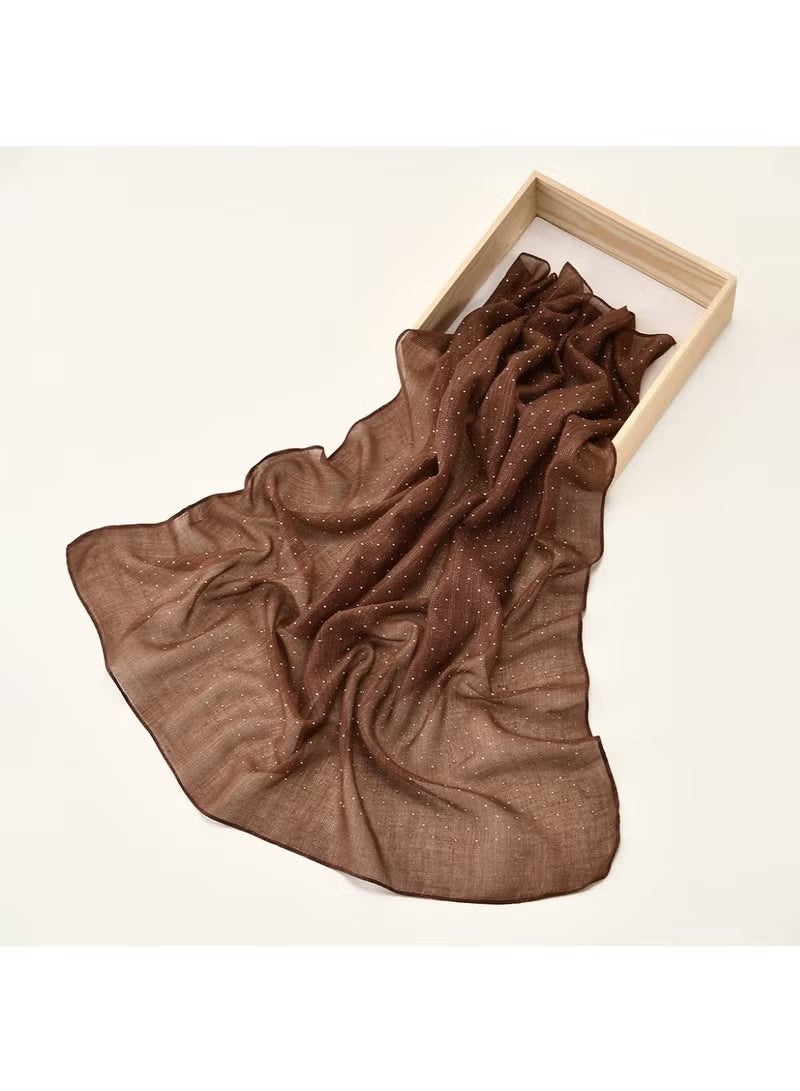 Satin Large Square Head Scarf for Women Hijab Head Scarf Lightweight Shimmer Scarves Crepe Wedding Shawl and Wrap - Image 3