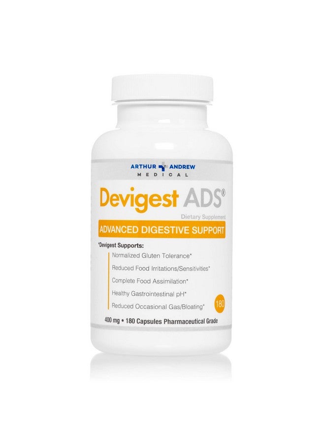 Arthur Andrew Medical - Devigest ADS, Advanced Digestive Support, Relief for Lactose Intolerance and Casein Sensitivities, Vegan, Non-GMO, 180 Capsules - Image 5