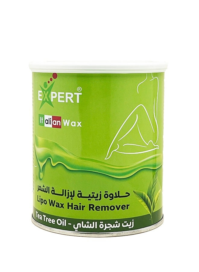 إكسبرت شمع إزالة الشعر إكسبيرت 600 مل – زيت شجرة الشاي | شمع لطيف ومنقٍ لبشرة ناعمة ونقية