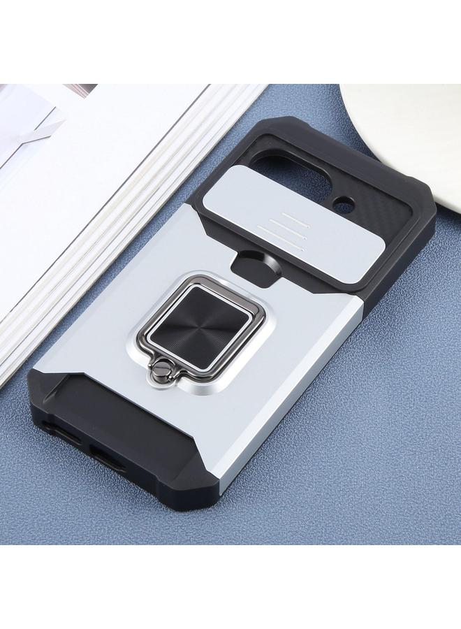 اس-توب جراب لهاتف Google Pixel 9a مزود بدرع كاميرا وفتحة بطاقة من البولي كربونات والبولي يوريثان الحراري - Image 4