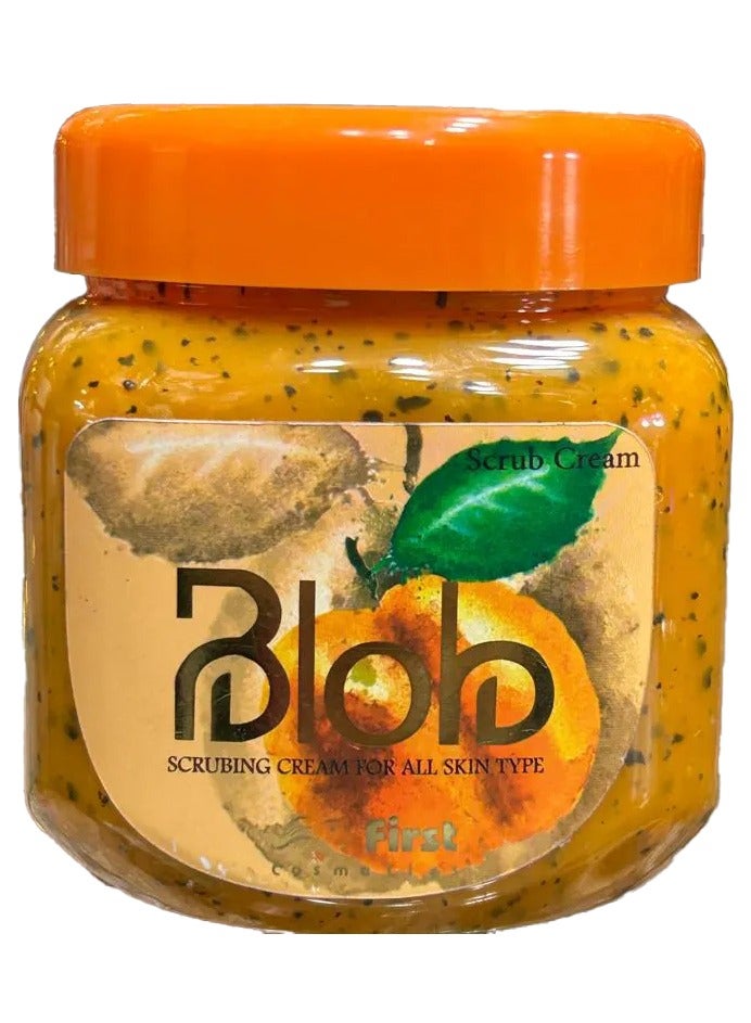 Blob Peach Scrub Cream - 250G - Image 1