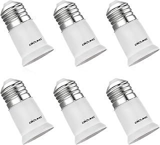 DiCUNO E26 to E26 Socket Extender-3CM/1.18 Inch Extension, 165Ã¢â€žÆ’ Heat-Resistant No Fire Hazard, Standard Medium - Image 1