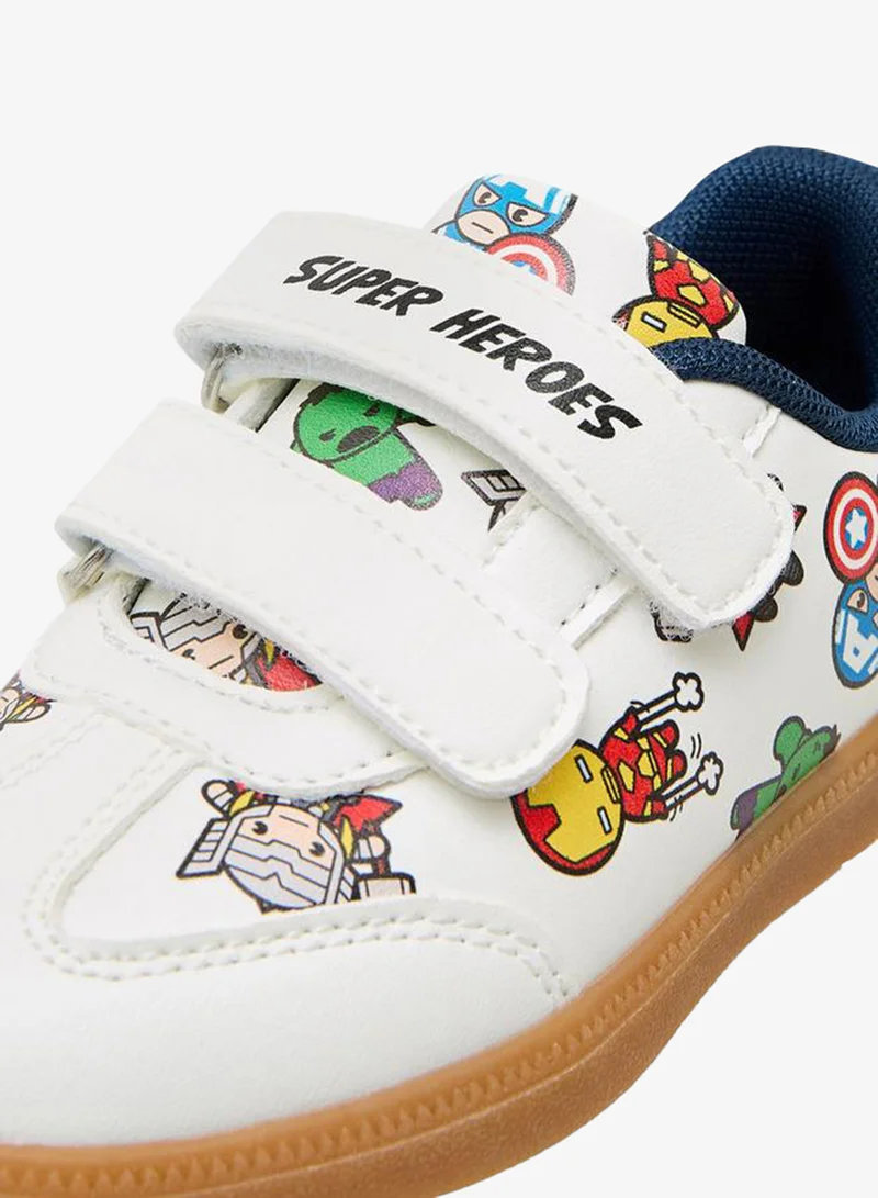 Marvel MULTICOLOUR Boys Hook & Loop Ankle School Sneakers for Men | Best Price UAE
