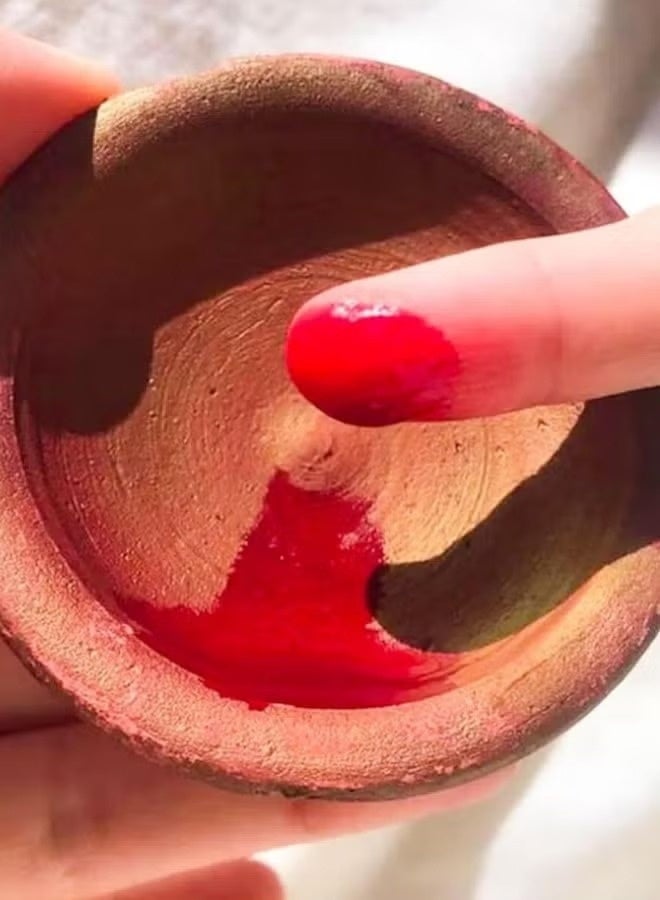 Al Kassal Lip Cheek and Eyes Natural Moroccan Tint Long Lasting Waterproof Organic Makeup Stain - Image 1