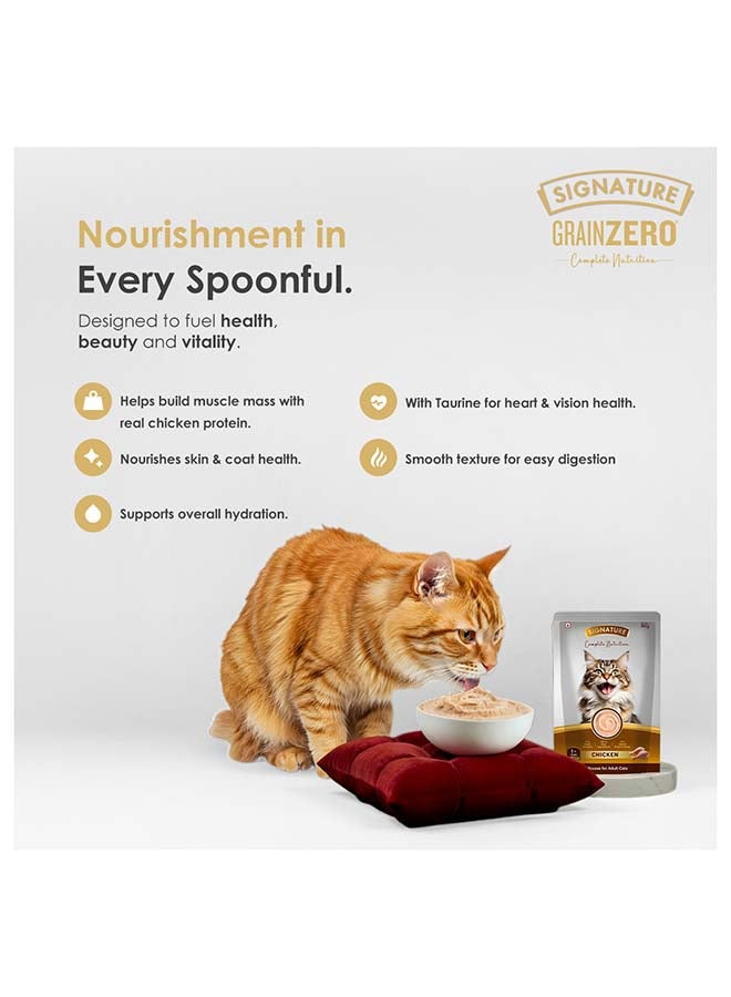 Grain Zero Signature Grain zero  Cat Chicken Wet Gravy, 6 x 80g (480g) - Image 5