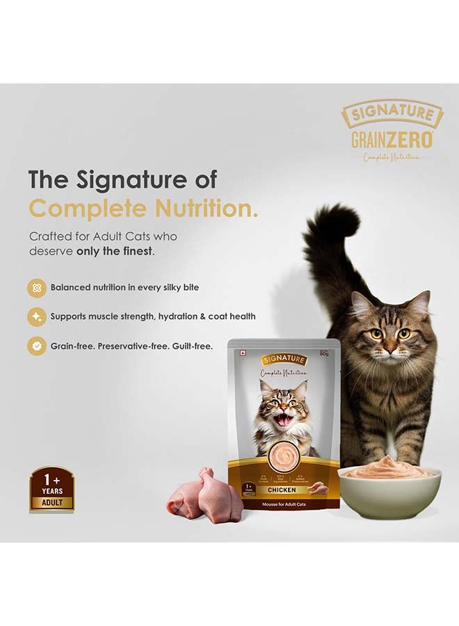 Grain Zero Signature Grain zero  Cat Chicken Wet Gravy, 6 x 80g (480g) - Image 4