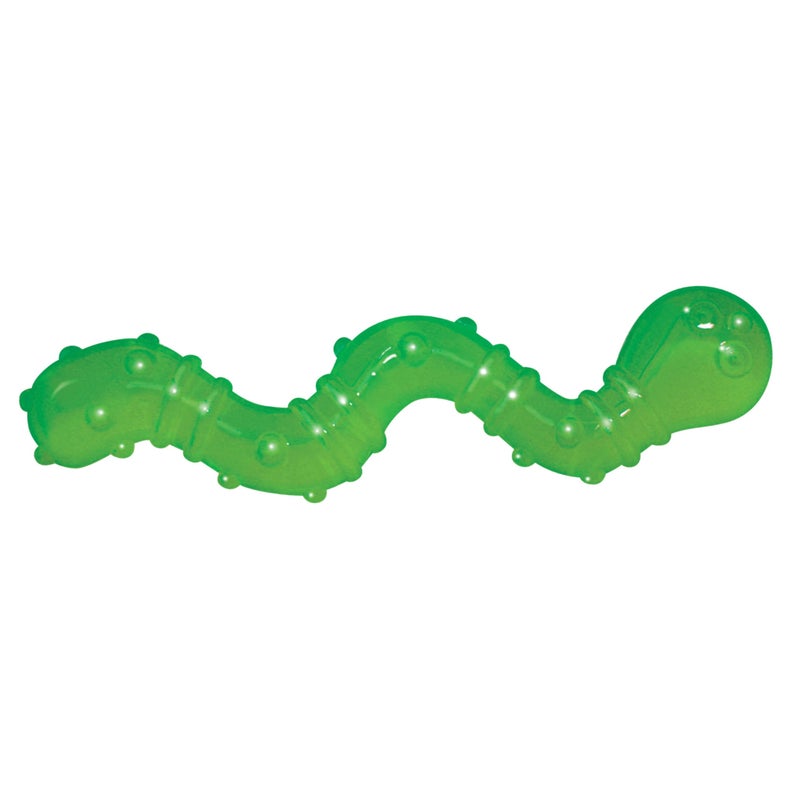 Catstages Petstages Orkakat Wiggle Worm Dental Catnip Cat Chew Toy - Image 1