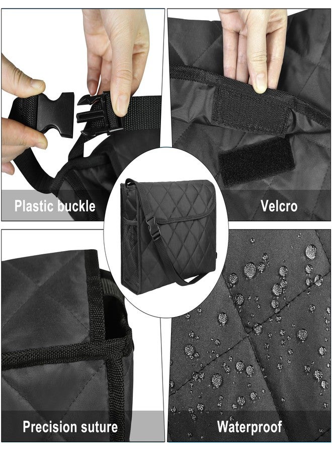 Yabcany Wheelchair Backpack Bag, Wheelchair Bag,6Colors - Large Tote Accessory to Hang on Back- Lightweight, Wheelchair Storage Organizers for Walkers, Rollators, Scooters (Black) - Image 3
