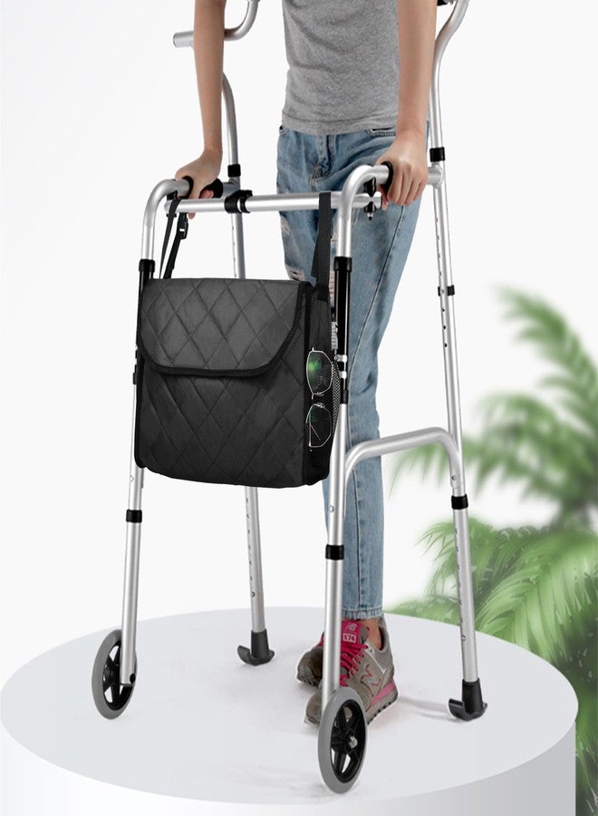 Yabcany Wheelchair Backpack Bag, Wheelchair Bag,6Colors - Large Tote Accessory to Hang on Back- Lightweight, Wheelchair Storage Organizers for Walkers, Rollators, Scooters (Black) - Image 4