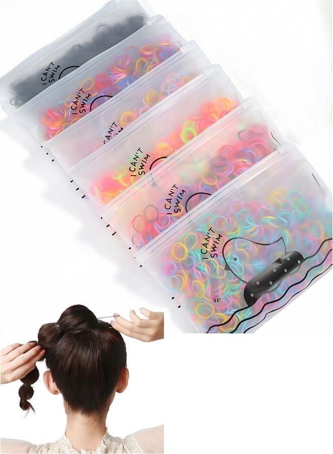 SenRan Disposable Elastic Hair Accessories: 6000pcs No-Damage Hair Head Ropes - Image 1