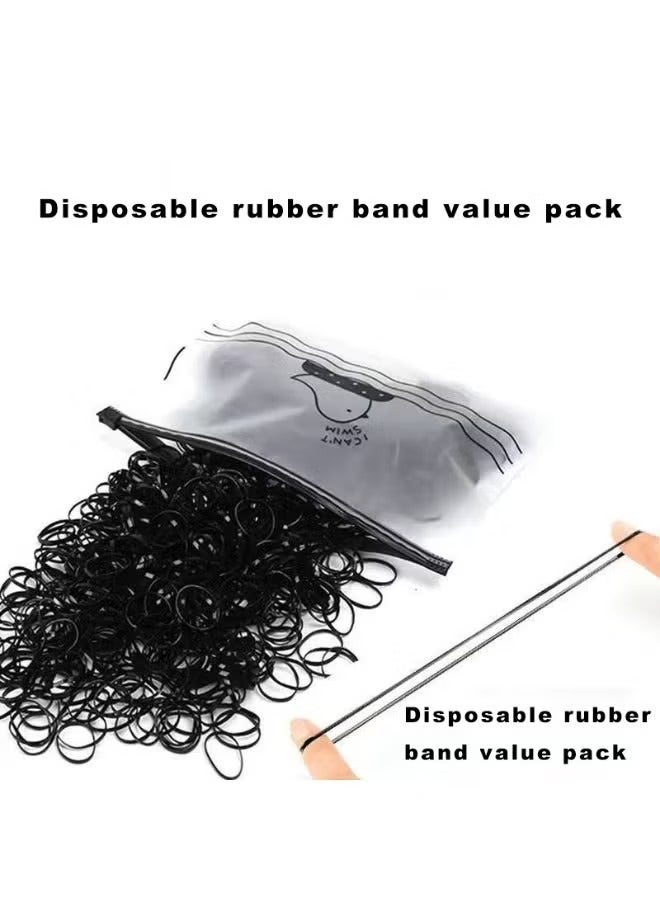 SenRan Disposable Elastic Hair Accessories: 6000pcs No-Damage Hair Head Ropes - Image 5