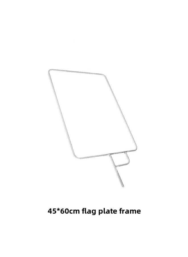Generic Film And Television Studio Stainless Steel Flag Board Frame Small Soft Light Screen Butterfly Cloth Light Blocking Reflector Background Board Soft-Body Color:45*60cm Flag Board Frame  - Image 1