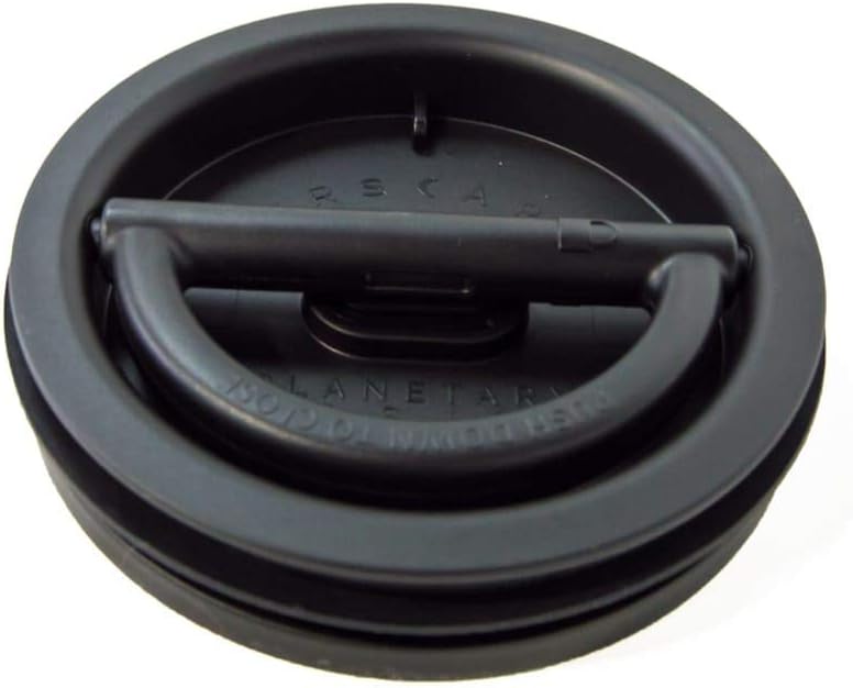 Airscape Planetary Design Stainless Steel Coffee Canister | Food Storage Container | US Patented Inner Plunger Lid REMOVES Excess Oxygen | Don't Buy airtight, Buy AIR-Less | (Medium, Matte Black) - Image 3