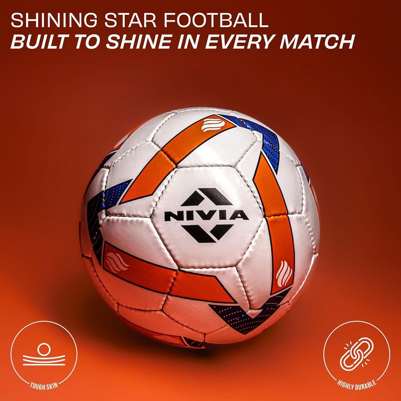 Nivia Shining Star Soccer Ball - Size 5 - Image 2