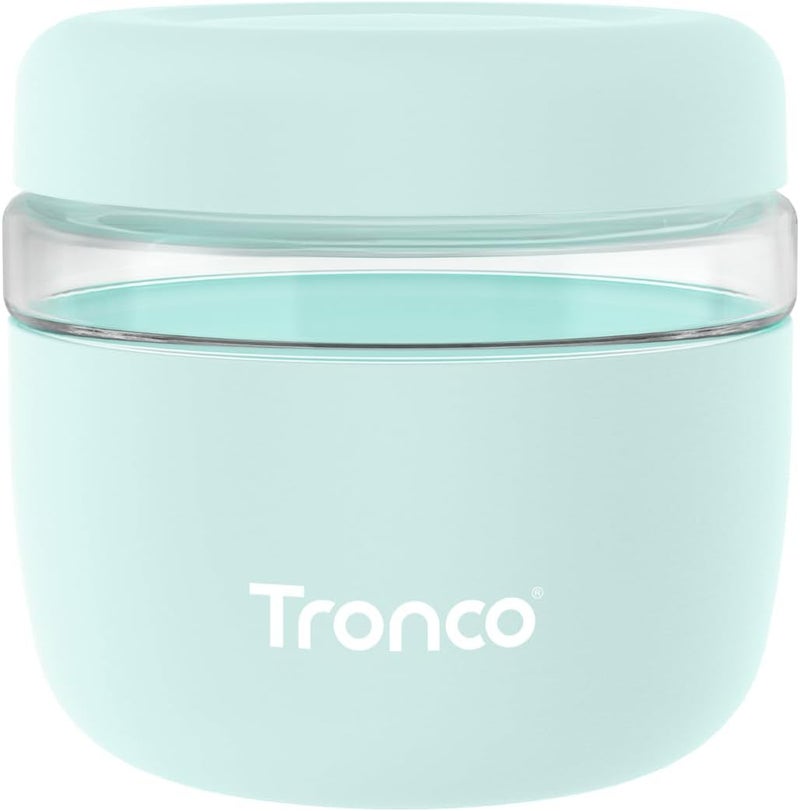 tronco 24 oz Glass Food Storage Containers with Lids, Airtight, Leak & Spill Proof Glass Lunch Bowls for Meal Prep, Salad, Yogurt, Soup & Stew, Microwave & Dishwasher Safe, BPA-Free, Set of 1 - Image 1