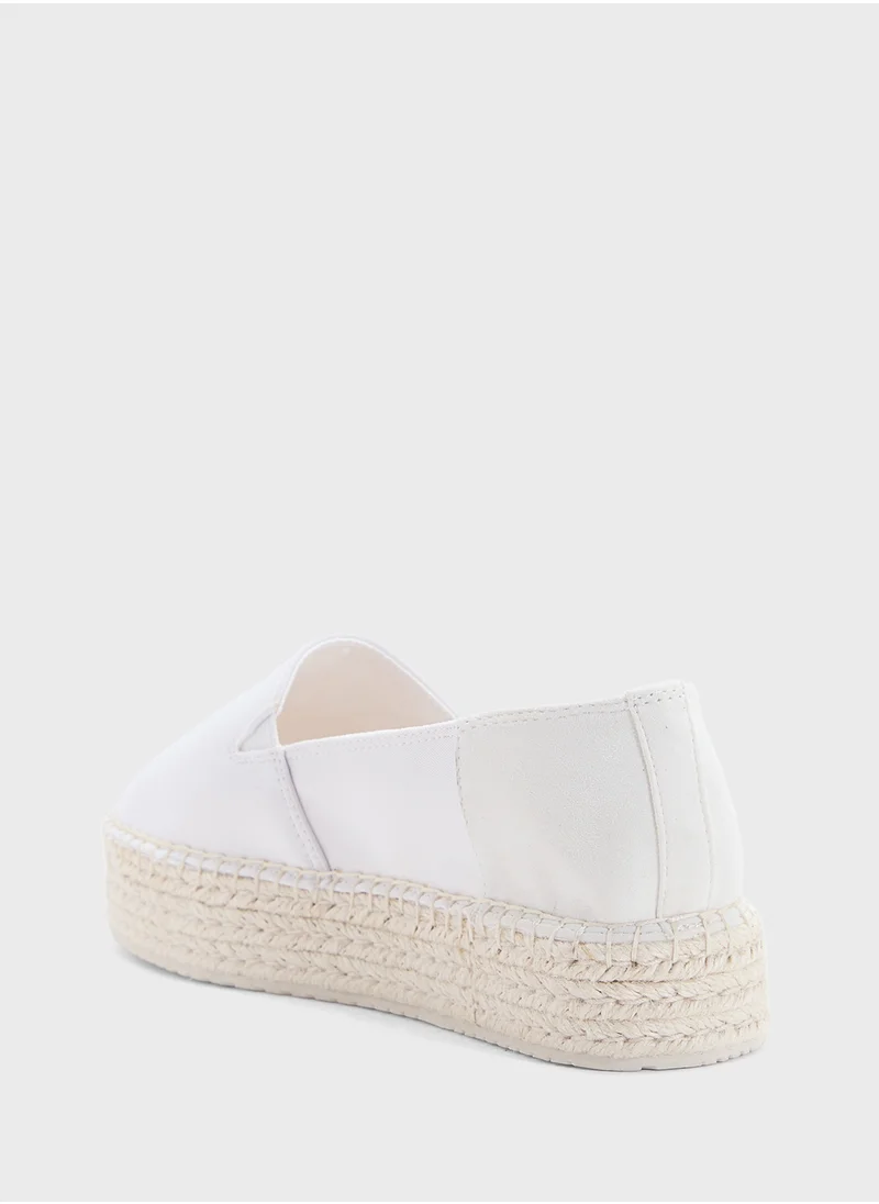 كالفن كلاين جينز FLATFORM ESPADRILLE