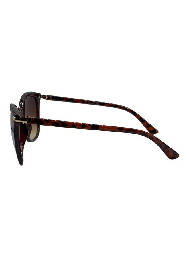 Influence Germany - Stylish Oval Brown Sunglasses for Women - Image 2