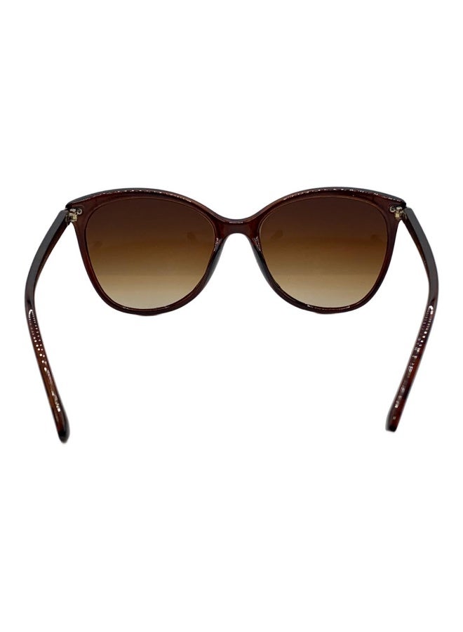 Influence Germany - Stylish Oval Brown Sunglasses for Women - Image 3