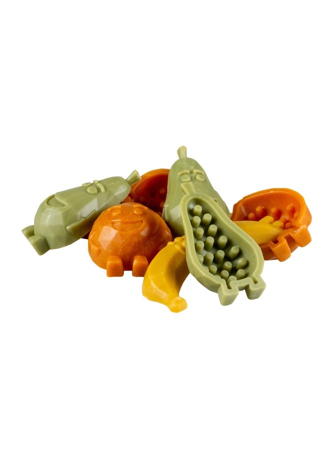 Duvo + Duvo Garden Bites Fruity Friends Small - 7cm - 15g - Mixed Colors - Image 1