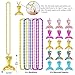 CiciBear 15 Pack Mermaid Sequin Necklace Party Favors with Mardi Gras Beads for Ocean Themed Party Favors Home Decorations Festivals Wedding Birthday Celebrations 5 Colors - Image 4