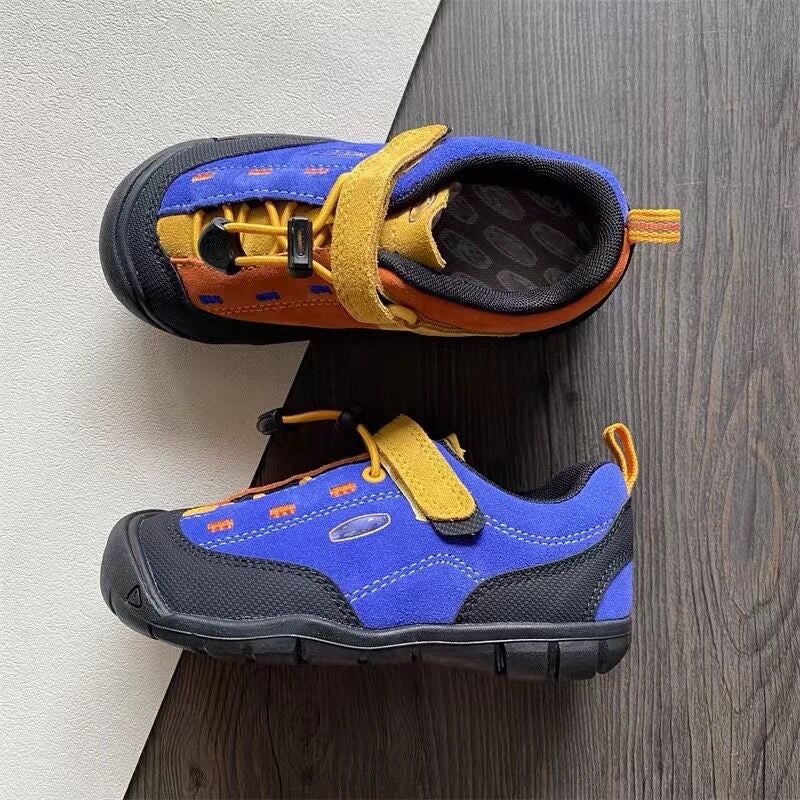 Jasper Outdoor Hiking Shoes Suede Cowhide Casual Sports Shoes For Boys, Girls, Middle And Large Children - Image 1