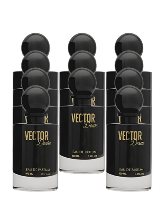 Vector 11 Pieces Vector Desire Perfume Black 100ml EDP - Image 1