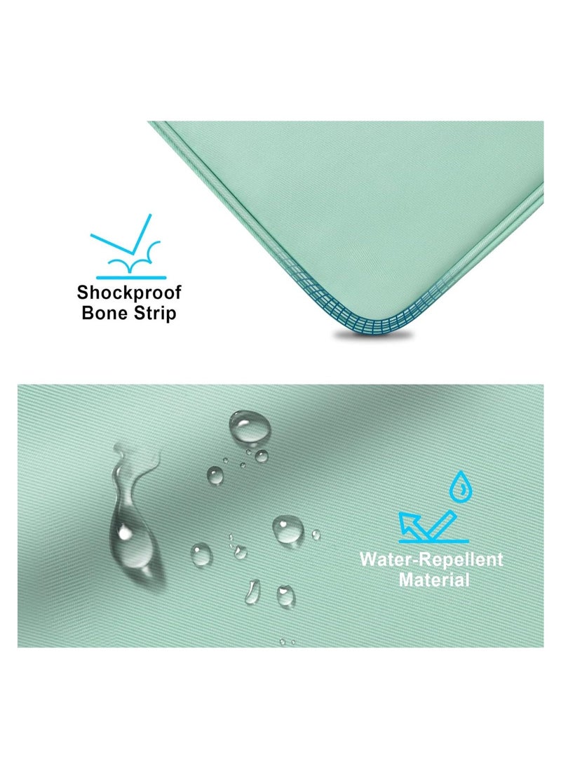 vesus Tablet Sleeve Case for 10.9 inch New iPad / 11 inch iPad Pro / 10.2 inch iPad / 10.9" iPad Air / 10.5 inch iPad Pro Air, Galaxy Tab A8 10.5" Protective Bag, Fit Apple Smart Keyboard, Green - Image 4