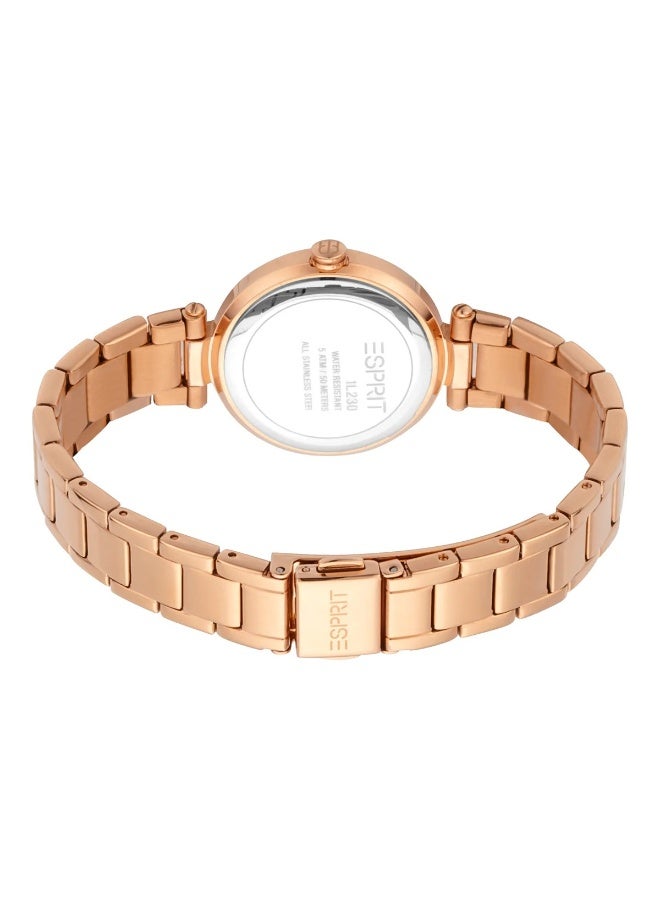 ESPRIT Women's Fashion Quartz Watch - ES1L230M0065, Rose Gold, dress - Image 2