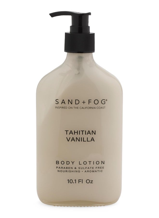 Sand + Fog Tahitian Vanilla Body Lotion, Paraben and Sulfate Free, 10.1 Fl Oz - Image 1
