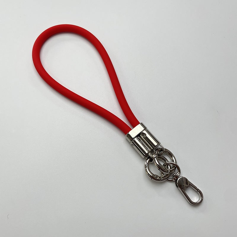 New Liquid Silicone Phone Wrist Lanyard | 6mm Soft Hand Strap With 360° Swivel Clasp & Free Phone Patch, Universal Accessory For All Smartphone Cases Daily Hand  Carry