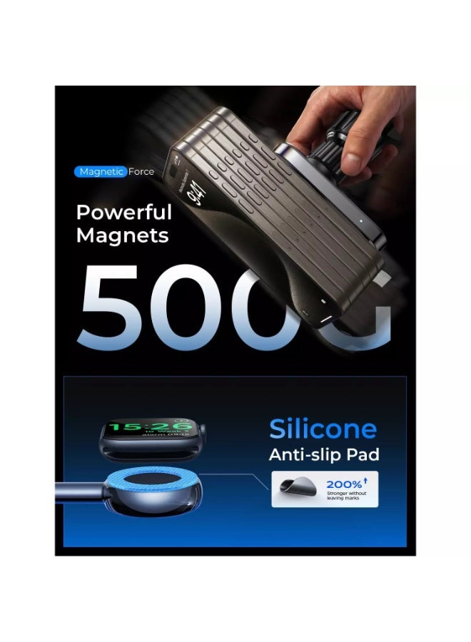 Lisen 2 in 1 for 18W MagSafe Car Mount Charger, Wireless Vent Charger Magnetic Phone Holder Mount for iPhone Car Accessories for iPhone 16 15 14 13 12 Pro Max Plus and Apple Watch - Image 5