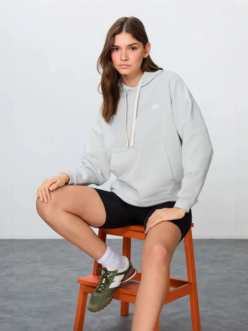 تومي لايف TOMMY Oversized Hooded Sweatshirt With Pocket