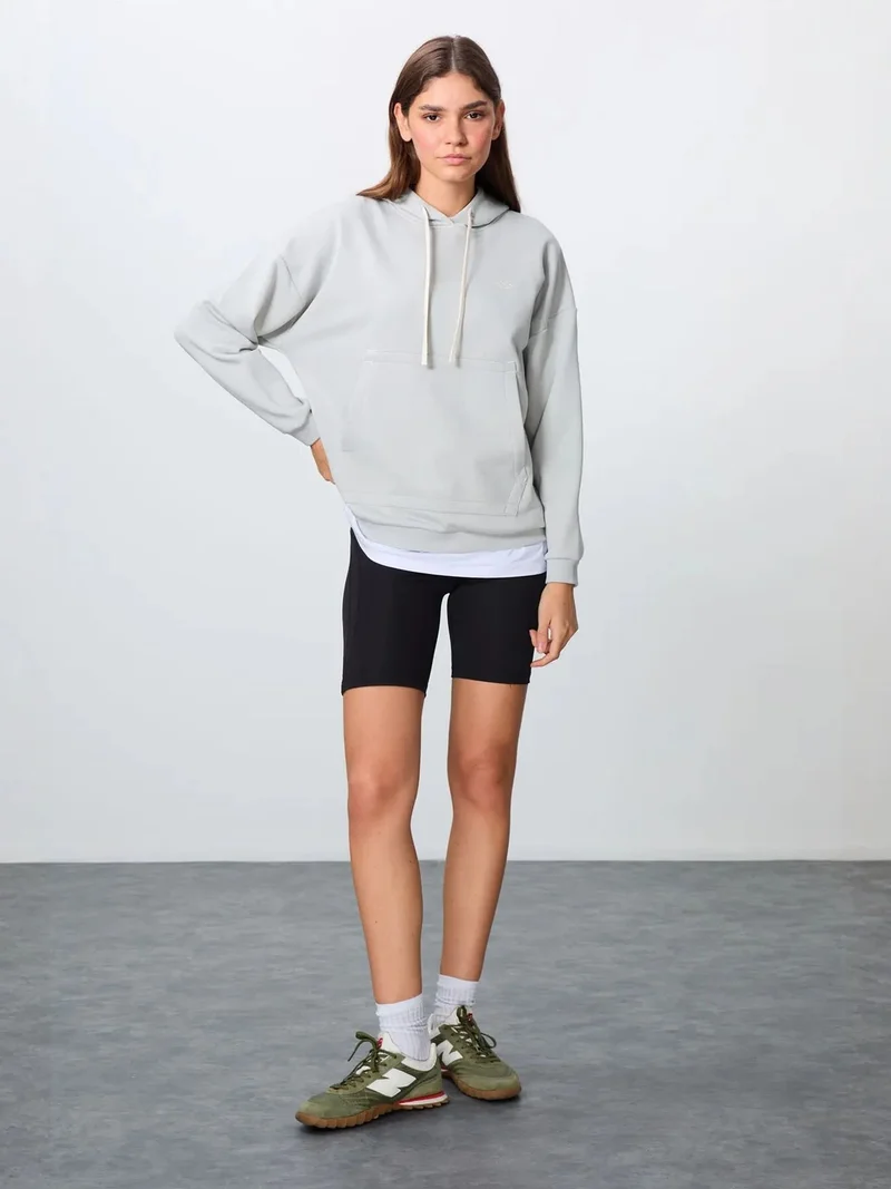 تومي لايف TOMMY Oversized Hooded Sweatshirt With Pocket