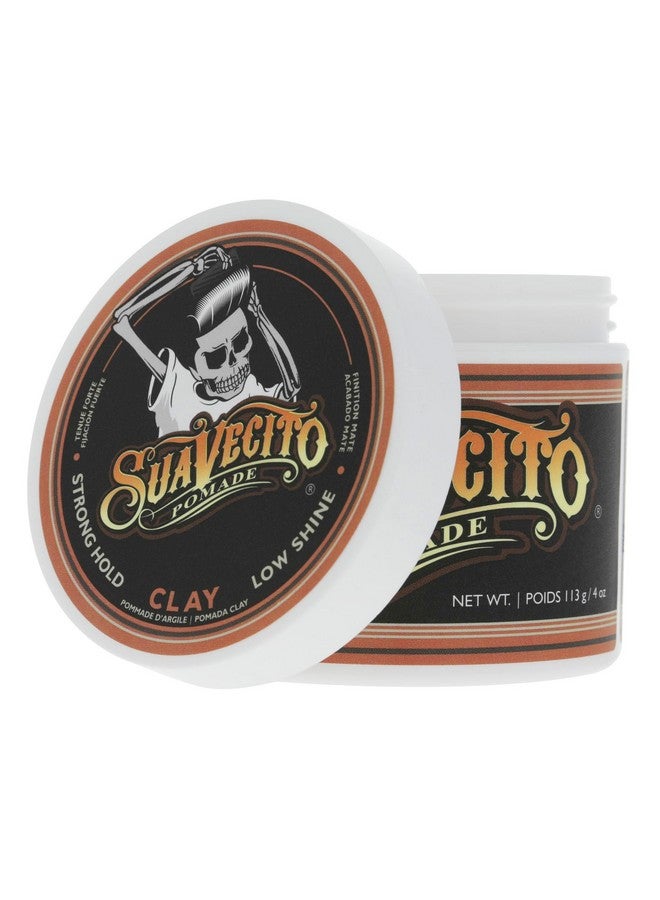 Suavecito Pomade Firme Clay 4 oz, 1 Pack - Strong Hold Hair Clay For Men - Low Shine Matte Hair Clay Pomade For Natural Texture Hairstyles - Image 3