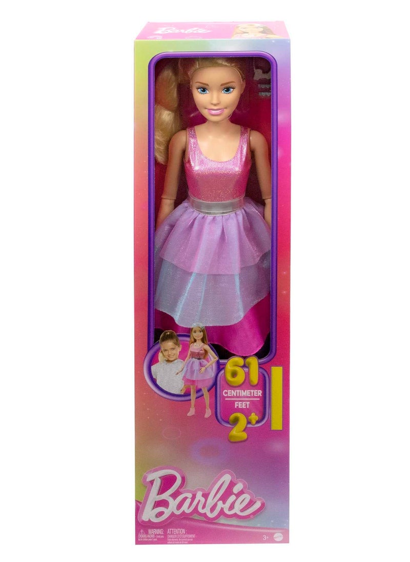 Barbie - Barbie Large Dolls 28 Inch Pink Doll - Caucasian - Image 1