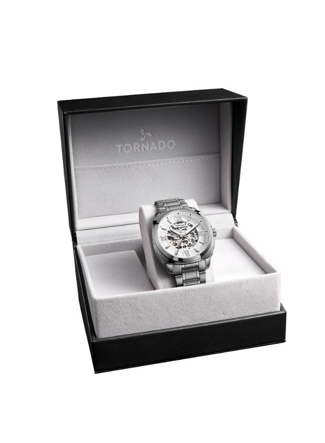 TORNADO Men's Stainless Steel Automatic Watch T7316-XBXW - 42 mm  - Image 4