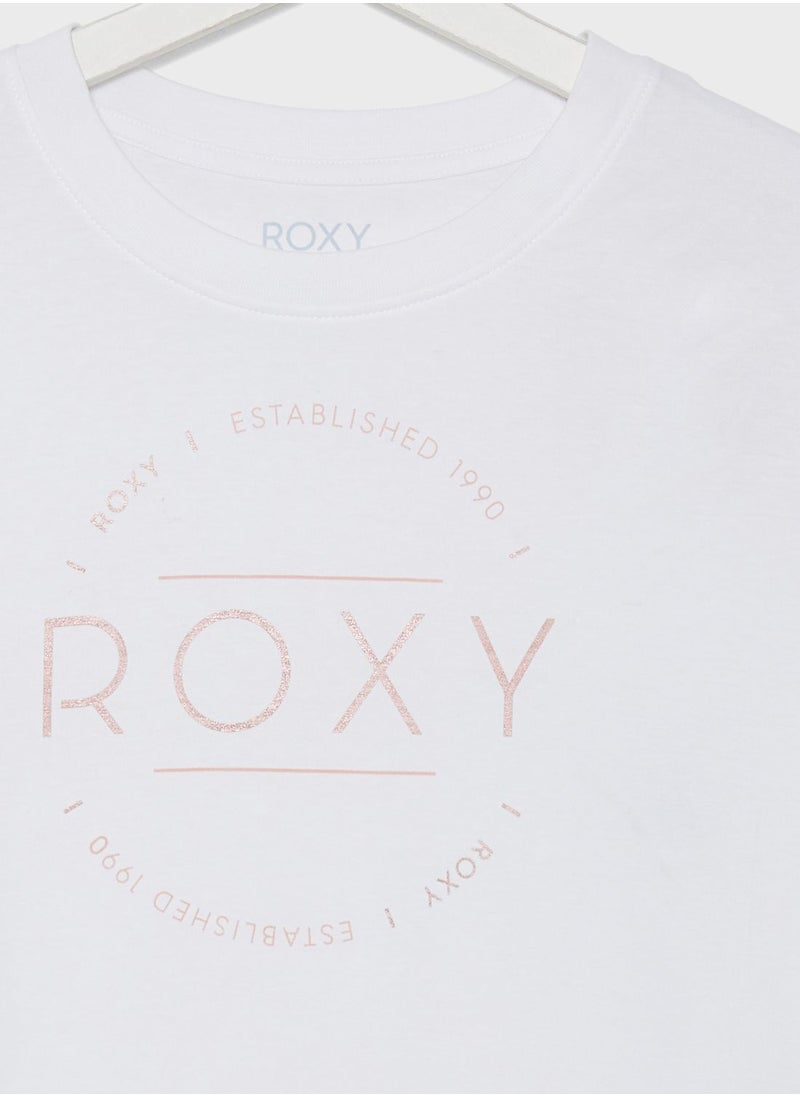 Roxy Kids Ocean Road T-Shirt  - Image 3