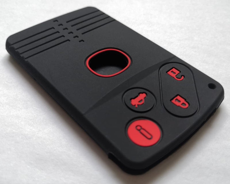 KAWIHEN Silicone Key Fob Cover Compatible with 2004-2009 Mazda 5 6 CX-7 CX-9 MX-5 Miata RX-8 Key fob BGBX1T458SKE11A01 TDY1-67-5RYA NFY7-67-5RYB 662F-SKE11A01 - Image 2