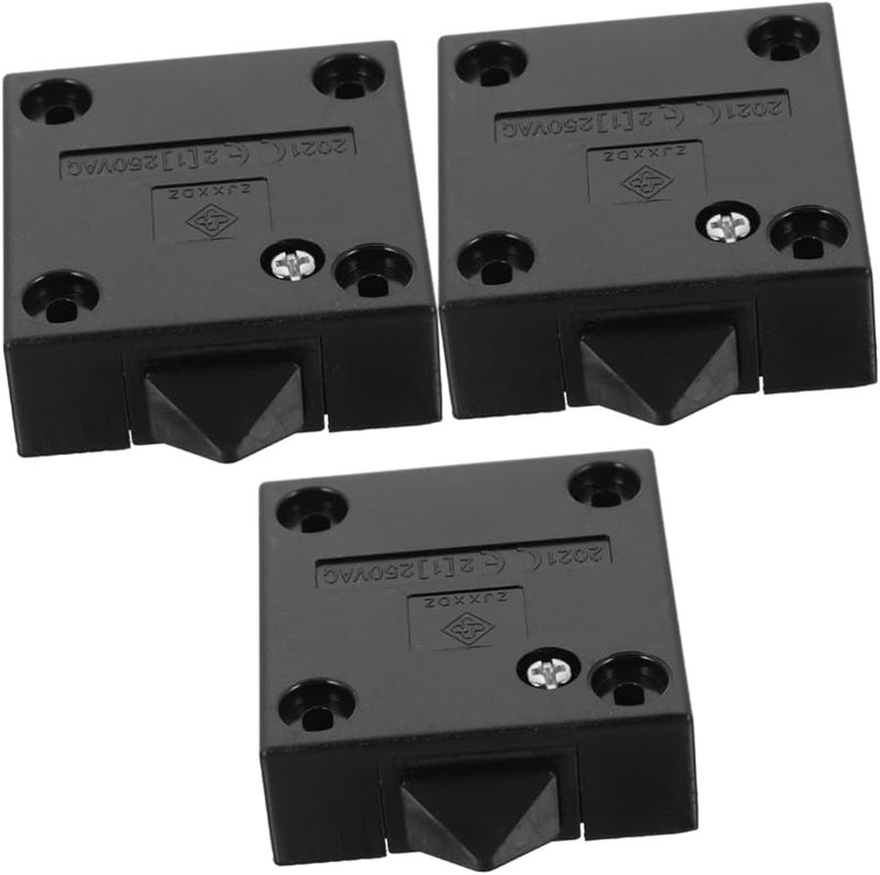 3 قطع أضواء خزانة مقاومة للهب تشغيل وإيقاف تلقائي مع تحكم بالباب سهلة التركيب - Image 1