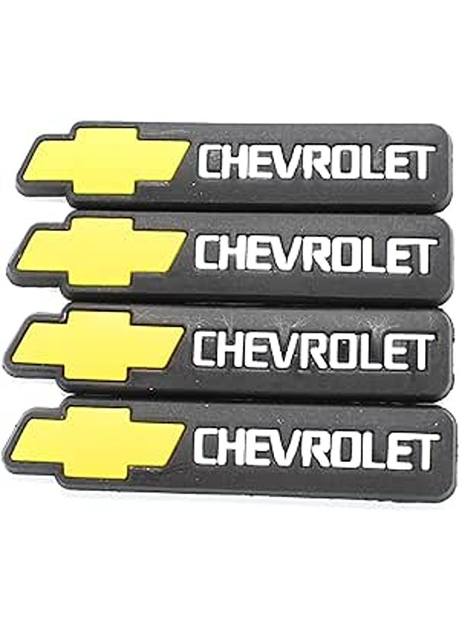 Generic Chevrolet car side door guard edge defender protector trim guard sticker (black,4 pcs set) 