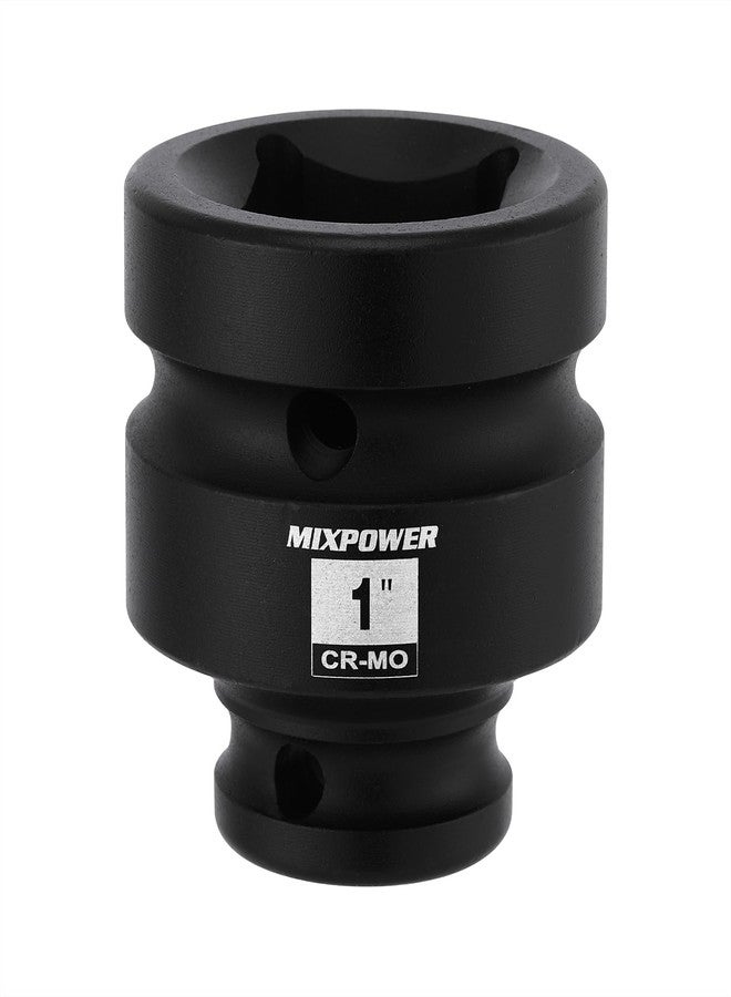 MIXPOWER مقبس مربع MIXPOWER مقاس 1/2 بوصة، CR-MO، 4 نقاط، SAE، لمسة نهائية من الفوسفات الأسود - Image 1